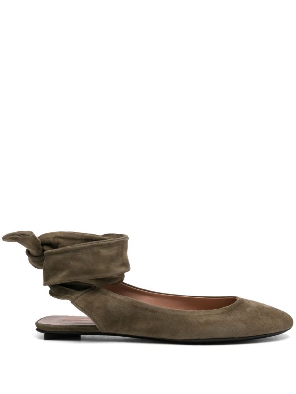 The Attico Cloe ballet flats | Browns Ballerina Shoes