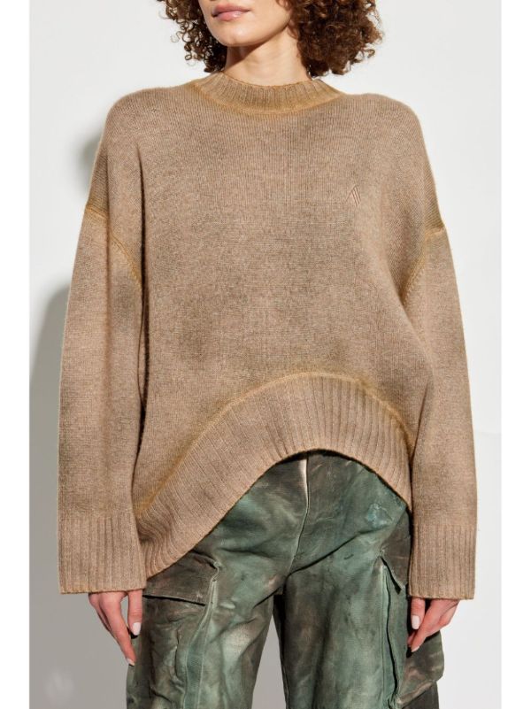 The Attico Crew-neck Sweater | Browns Knitted Sweaters