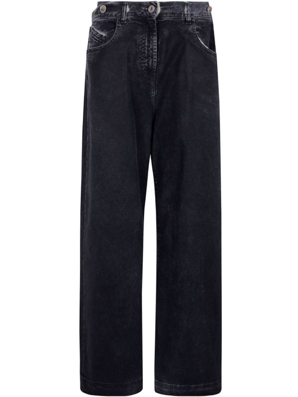 The Attico Double-Waistband Straight Jeans | Browns Straight-Leg Jeans