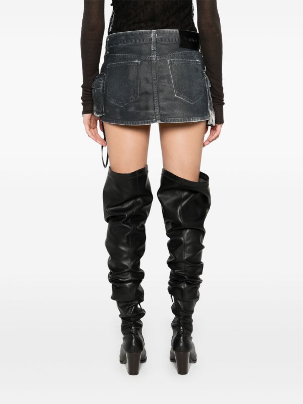 The Attico Fay Mini Skirt | Browns Denim Skirts