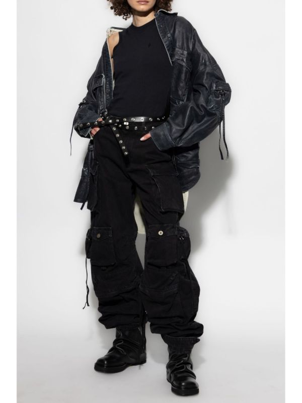 The Attico Fern Cargo Jeans | Browns Wide-Leg Jeans