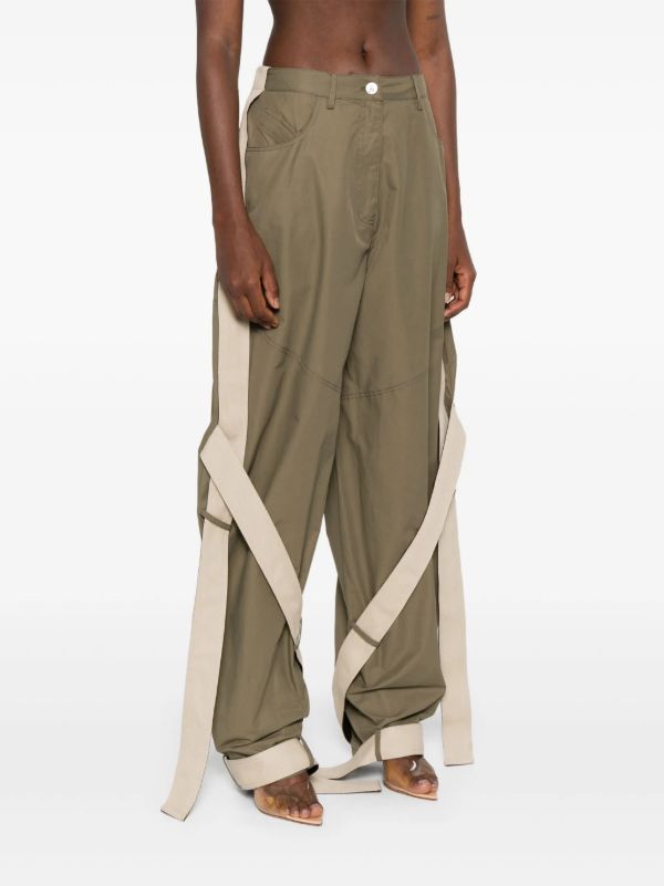 The Attico Multi-string Trousers | Browns Wide-Leg Pants