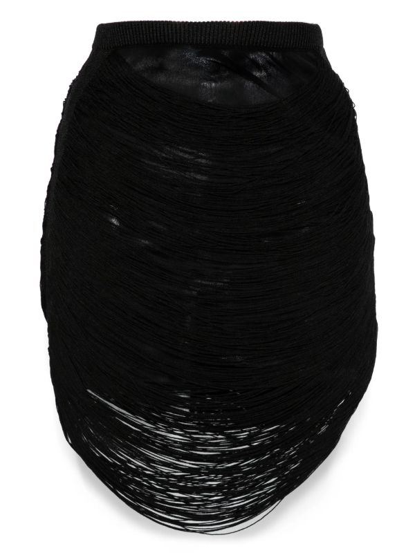 The Attico multi-strings mini skirt | Browns Asymmetric & Draped Skirts