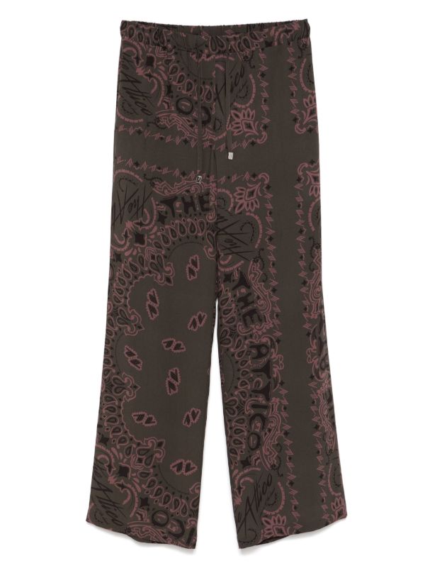 The Attico paisley-print trousers | Browns Wide-Leg Pants