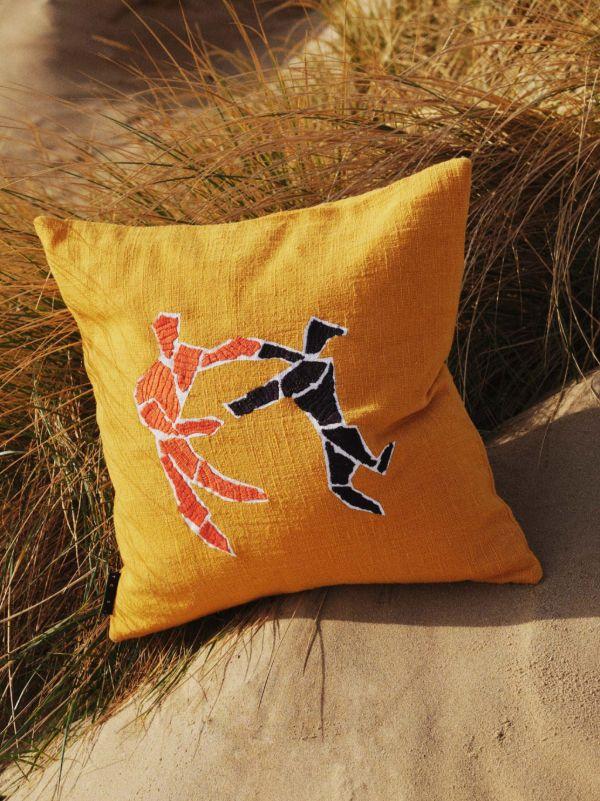 The Conran Shop Dancing Figures Cushion | Browns Cushions