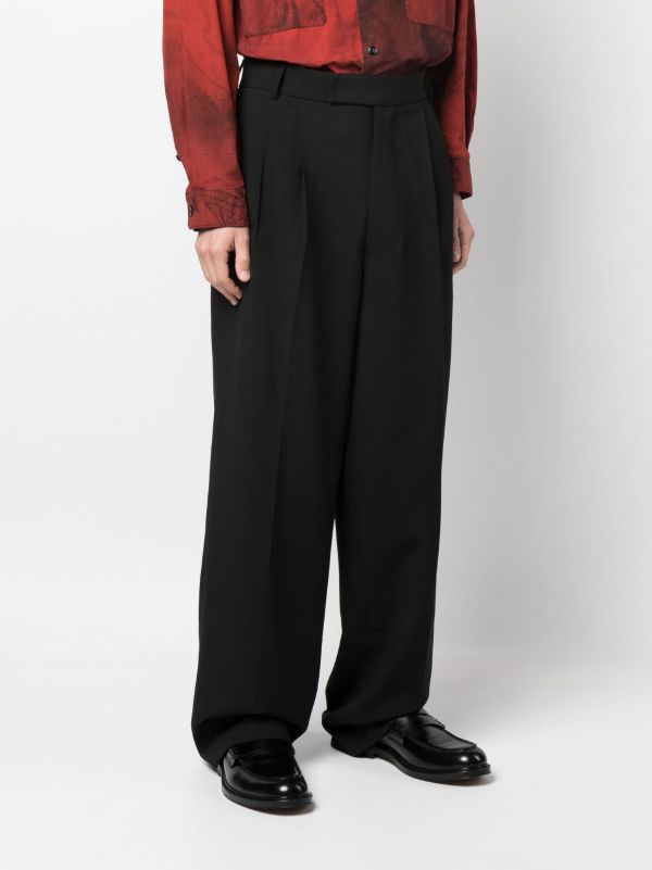 The Frankie Shop Black Beo Straight-leg Trousers | Browns Suit Trousers