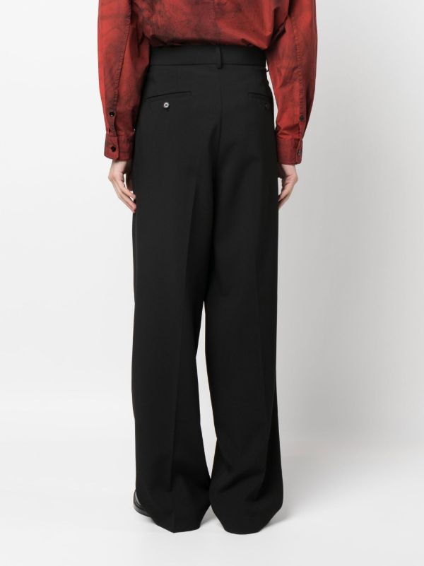 The Frankie Shop Black Beo Straight-leg Trousers | Browns Suit Trousers