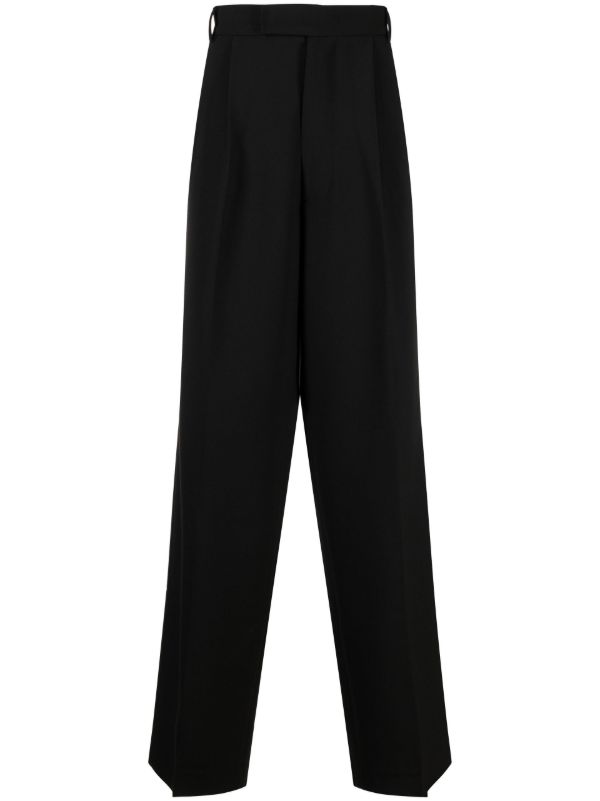 The Frankie Shop black Beo straight-leg trousers | Browns Suit Trousers