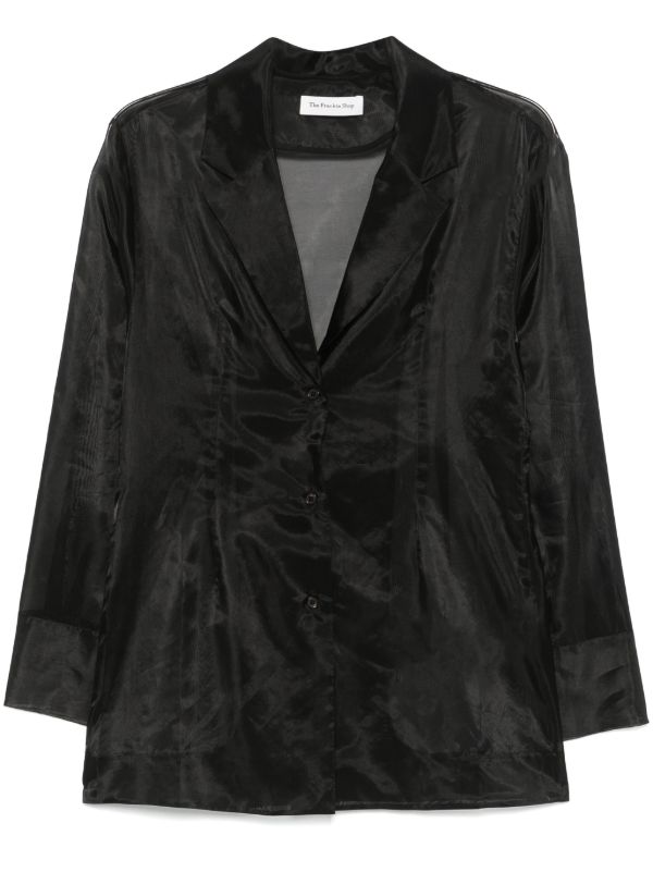 The Frankie Shop Black Lise Blazer | Browns Blazers