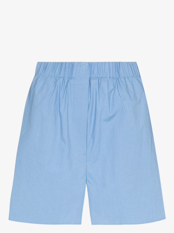 The Frankie Shop blue Lui boxer shorts | Browns Short & Mini Shorts