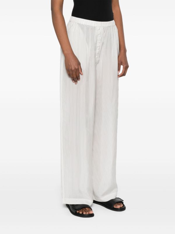 The Frankie Shop Brenna Double Striped Trousers | Browns Wide-Leg Pants