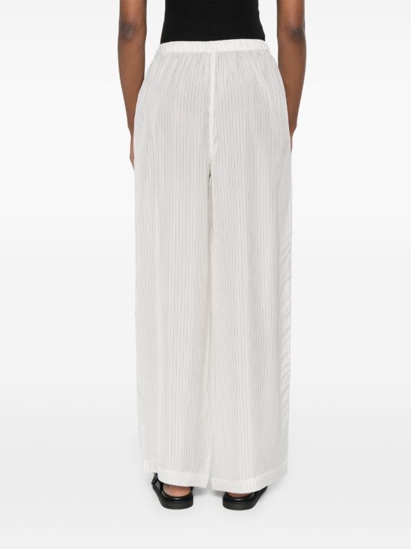 The Frankie Shop Brenna Double Striped Trousers | Browns Wide-Leg Pants