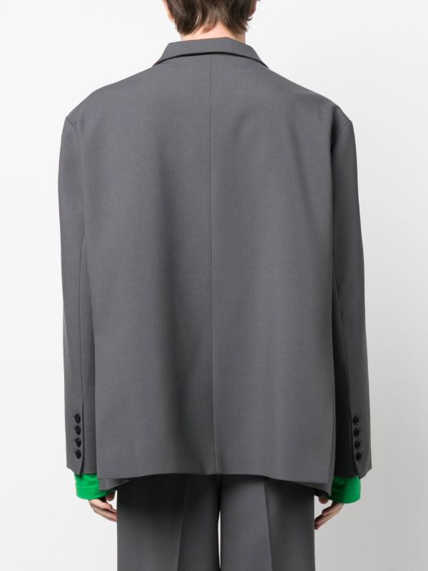 The Frankie Shop Grey Beo Oversized Blazer | Browns Suit Jackets