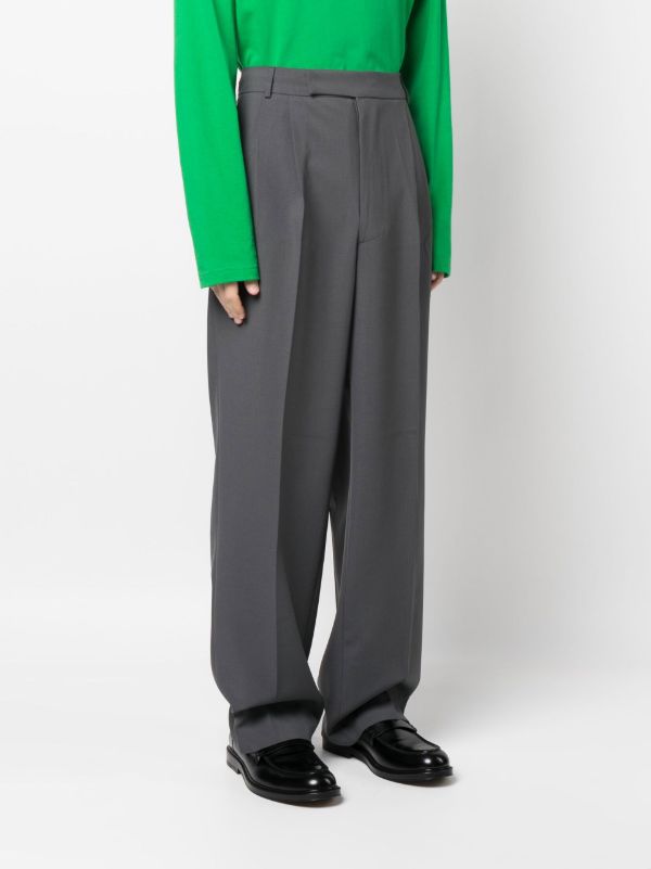 The Frankie Shop Grey Beo Straight-leg Trousers | Browns Suit Trousers