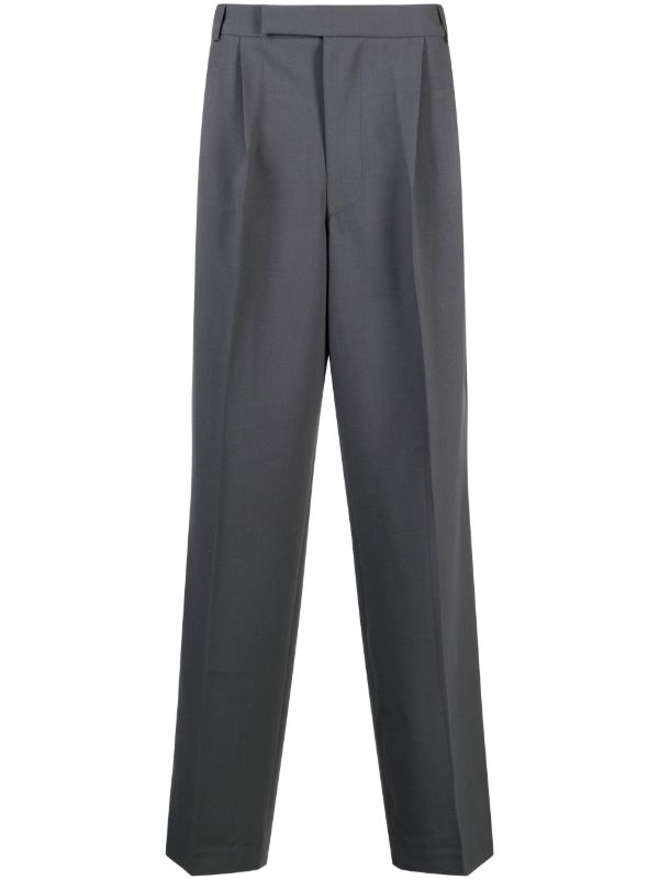 The Frankie Shop grey Beo straight-leg trousers | Browns Suit Trousers