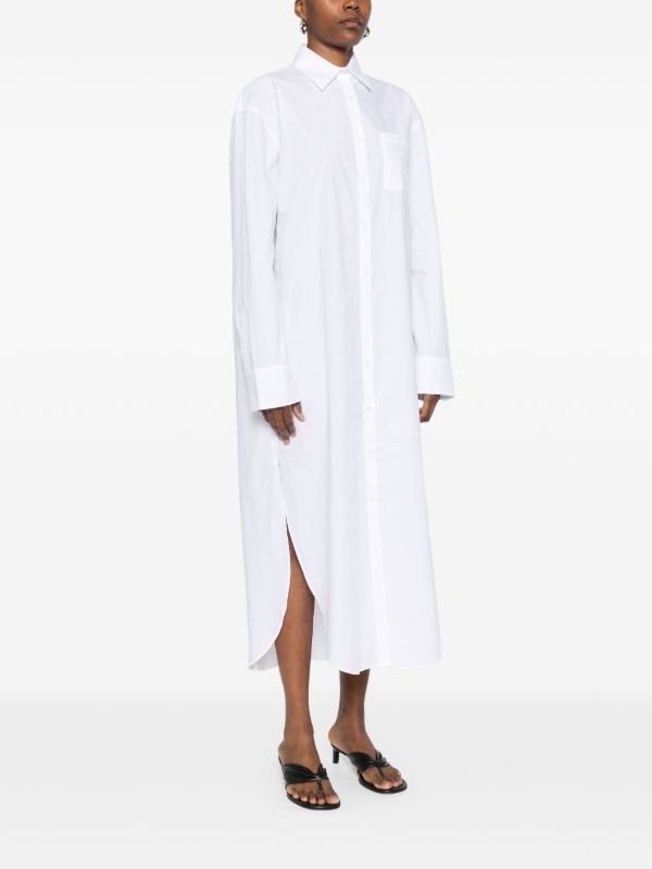 The Frankie Shop Helena Shirt Midi Dress | Browns Day Dresses