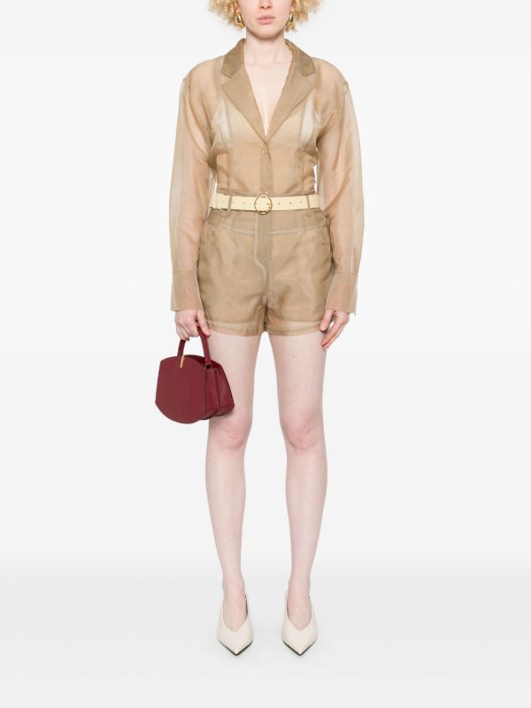 The Frankie Shop Neutrals Lise Shorts | Browns Short & Mini Shorts