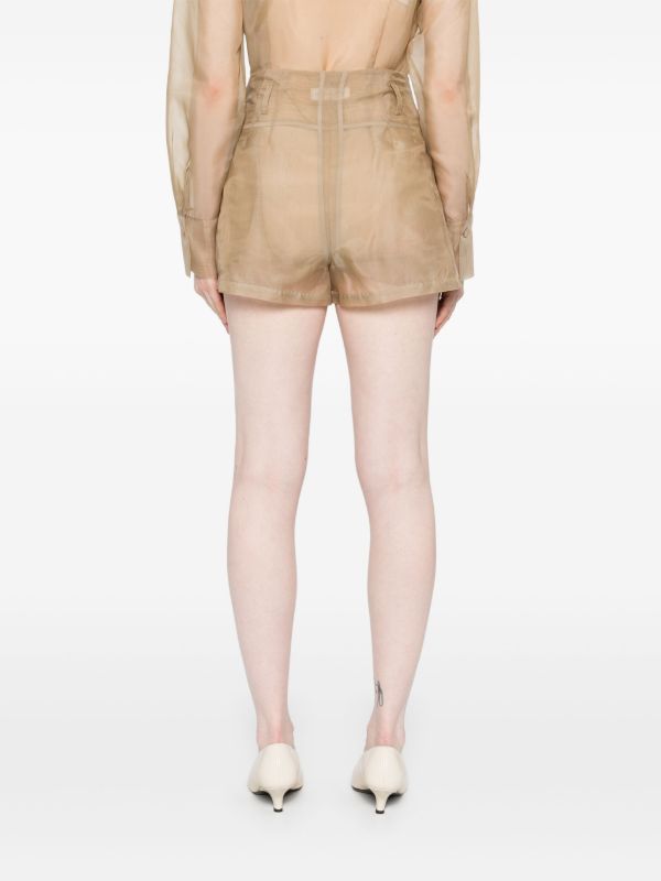 The Frankie Shop Neutrals Lise Shorts | Browns Short & Mini Shorts