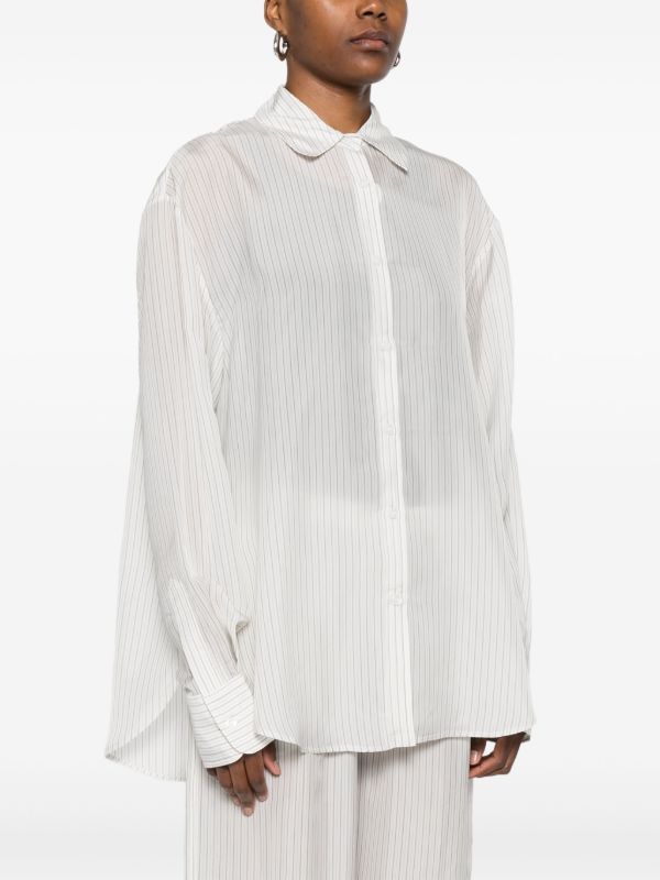 The Frankie Shop Peri Striped Shirt | Browns Shirts