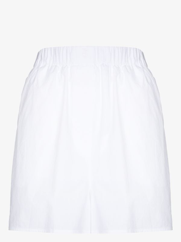 The Frankie Shop white Lui boxer shorts | Browns Short & Mini Shorts