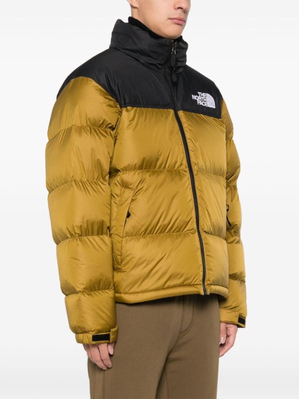 The North Face Green Retro Nuptse Jacket | Browns Down Jackets