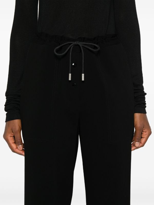 The Row Black Bonnette Trousers | Browns Straight-Leg Pants