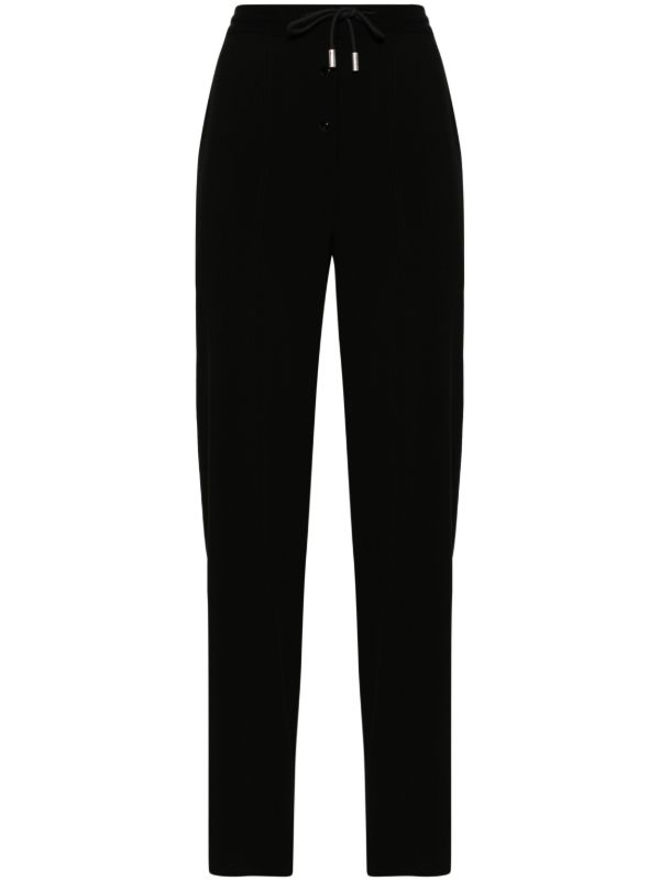 The Row Black Bonnette Trousers | Browns Straight-Leg Pants