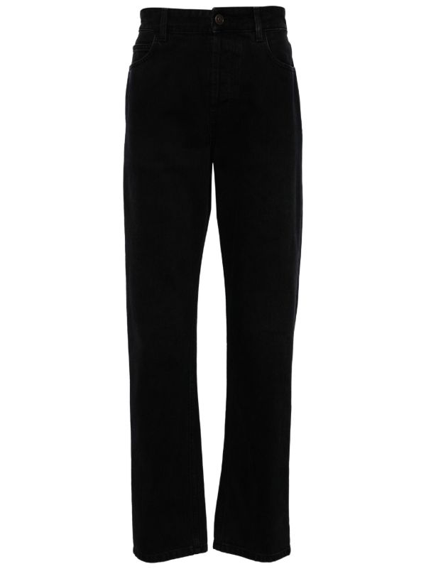 The Row Black Carlisle Straight-Leg Jeans | Browns Regular & Straight-Leg Jeans