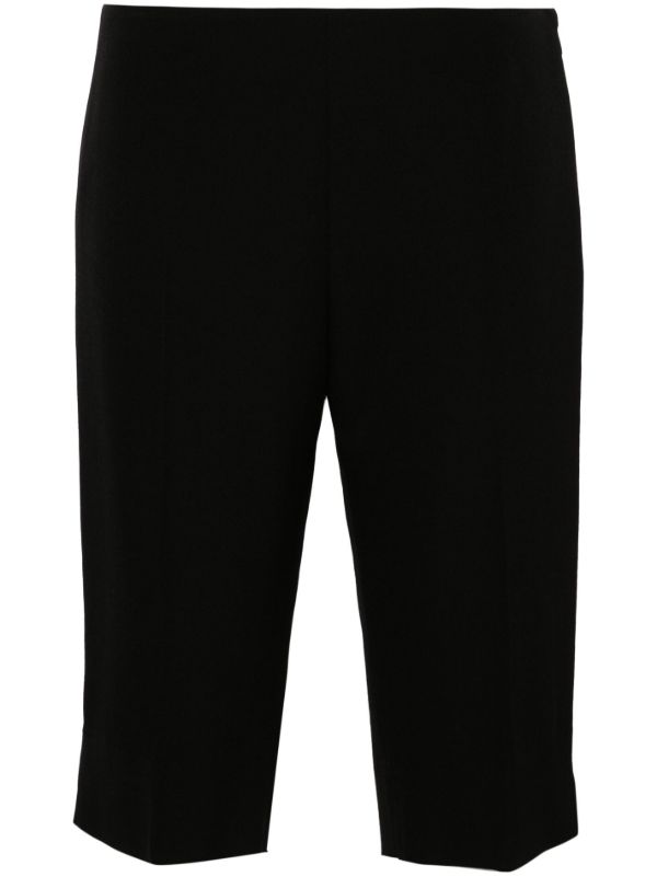 The Row Black Juna Shorts | Browns Knee-Length Shorts