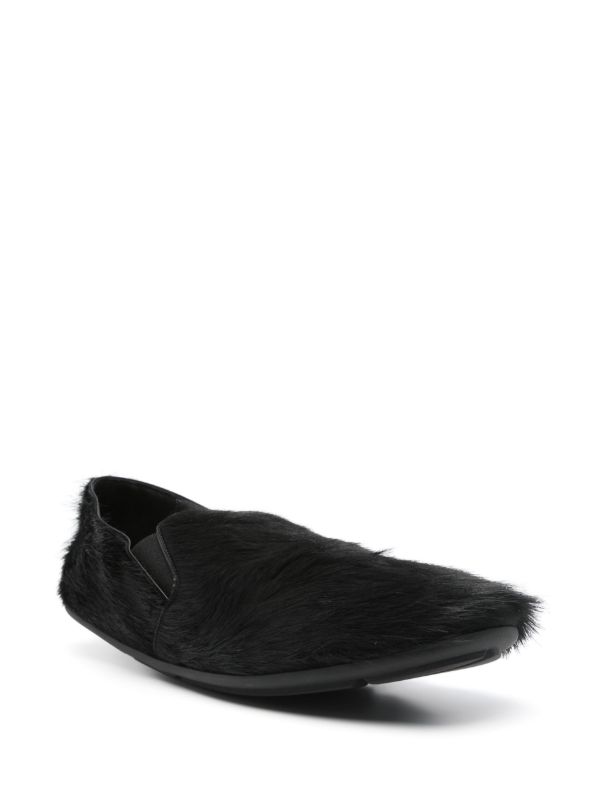 The Row Black Vincit Slippers | Browns Slippers