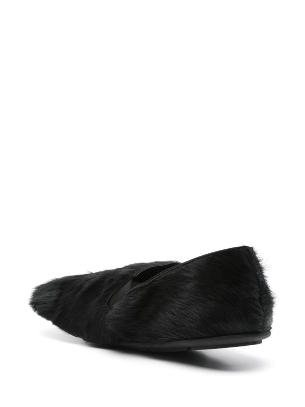 The Row Black Vincit Slippers | Browns Slippers