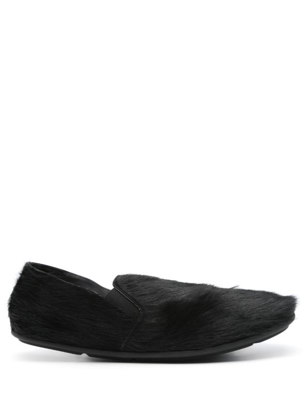 The Row Black Vincit Slippers | Browns Slippers