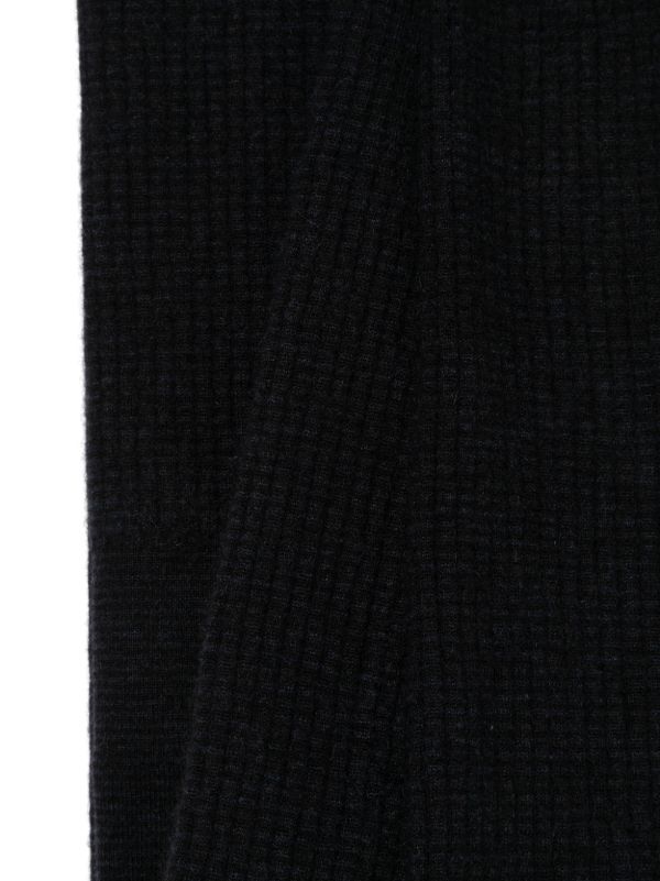 The Row Blue Waffle-Knit Scarf | Browns Scarves