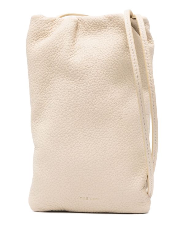 The Row drawstring sheepskin bag | Browns Phone Cases & Technology