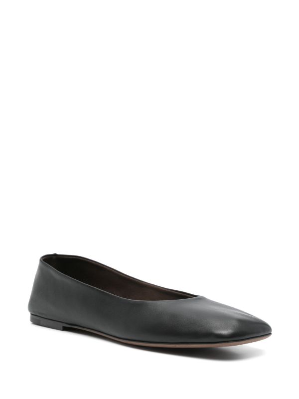 The Row Leather Ballet Flats | Browns Ballerina Shoes