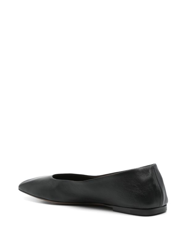 The Row Leather Ballet Flats | Browns Ballerina Shoes