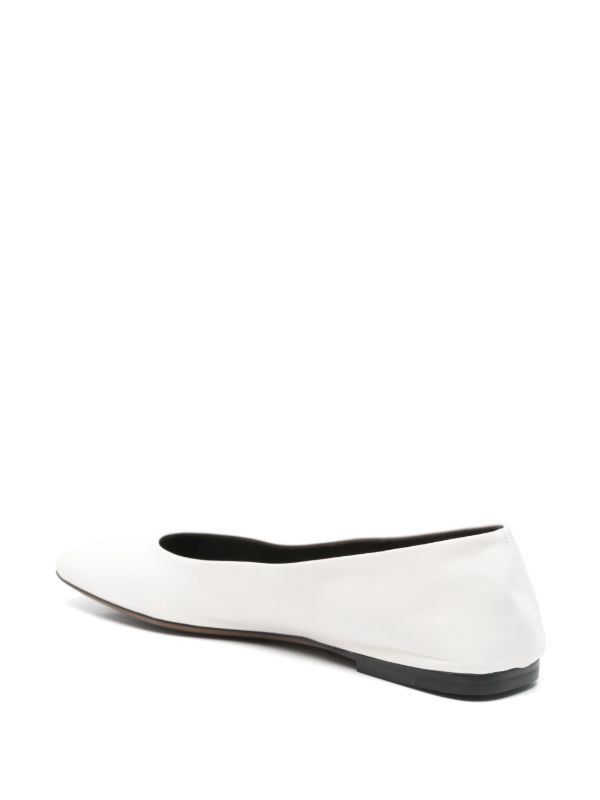 The Row Square Toe Ballet Flats | Browns Ballerina Shoes