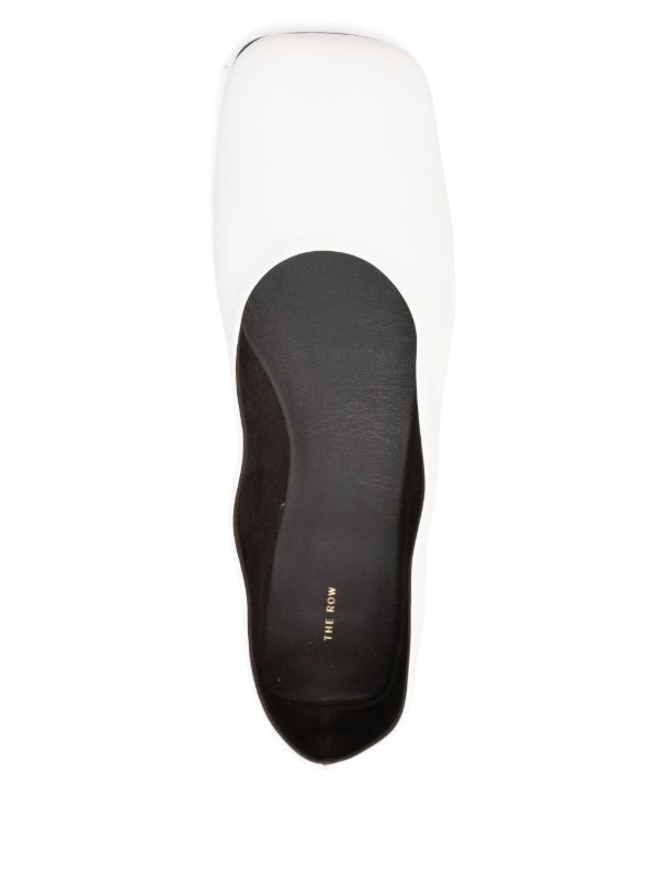 The Row Square Toe Ballet Flats | Browns Ballerina Shoes