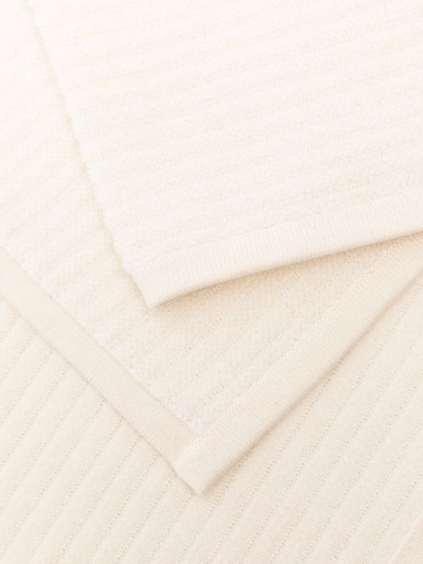 The Row Stripe Cashmere Towel | Browns Blankets & Throws