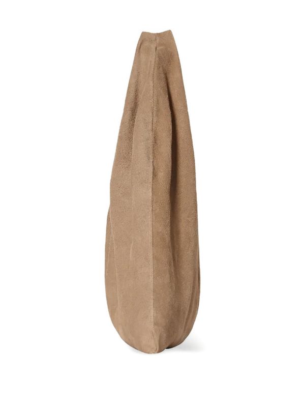 The Row Suede Triangular Tote Bag | Browns Tote Bags