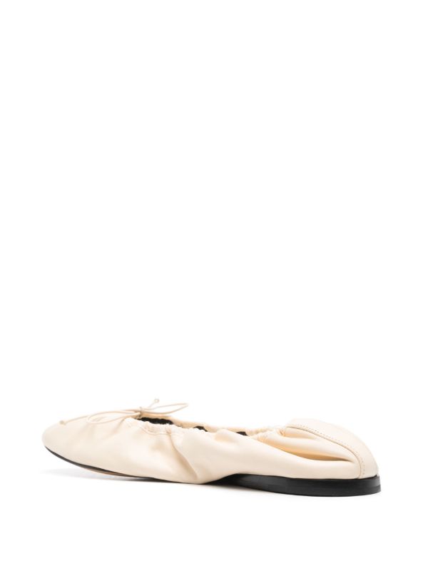 The Row White Awar Ballet Pumps | Browns Ballerina Shoes