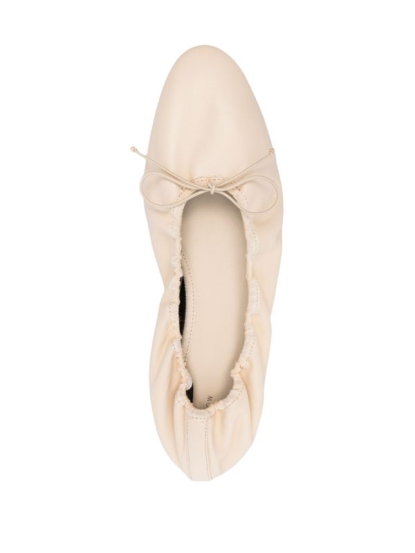 The Row White Awar Ballet Pumps | Browns Ballerina Shoes