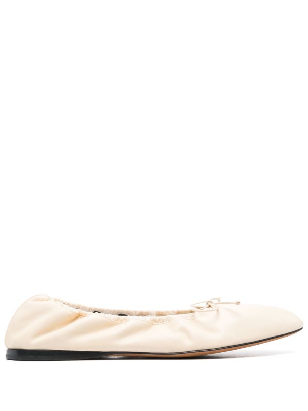 The Row White Awar Ballet Pumps | Browns Ballerina Shoes