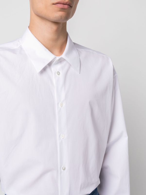 The Row White Point-collar Cotton Shirt | Browns Shirts