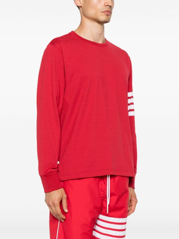 Thom Browne 4-Bar Cotton Sweatshirt | Browns Sweatshirts