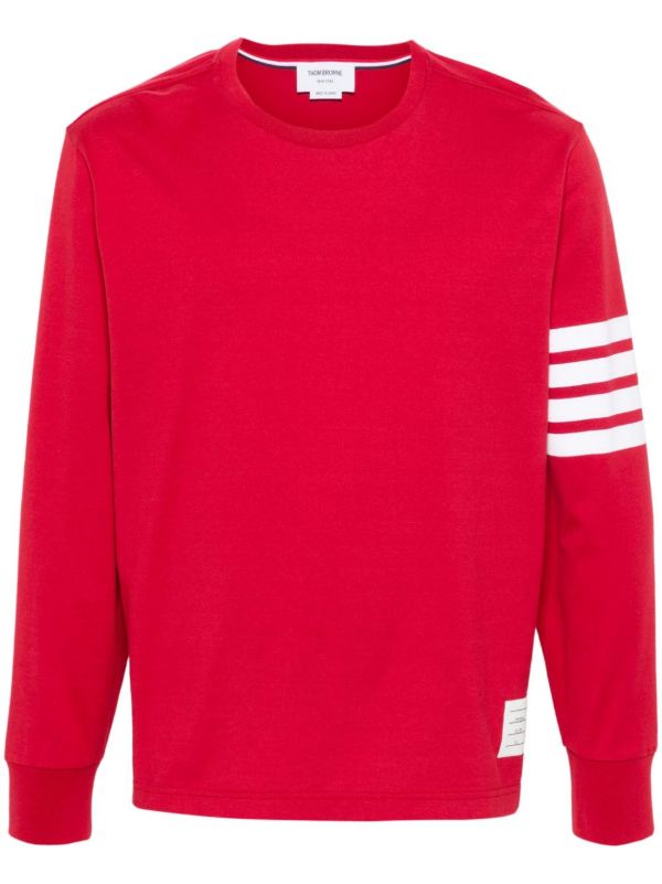 Thom Browne 4-Bar Cotton Sweatshirt | Browns Sweatshirts