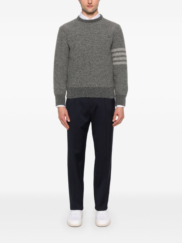 Thom Browne 4-Bar Sweater | Browns Knitted Sweaters