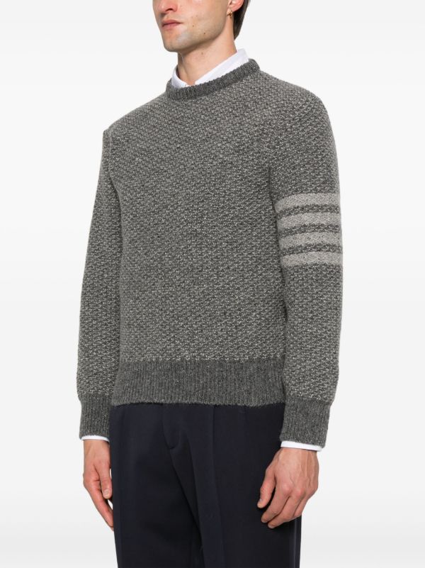 Thom Browne 4-Bar Sweater | Browns Knitted Sweaters
