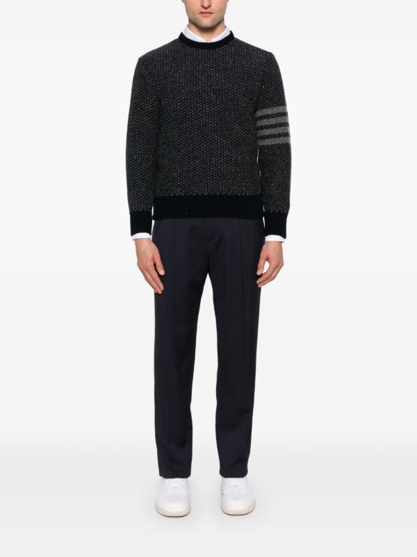 Thom Browne 4-Bar Sweater | Browns Knitted Sweaters