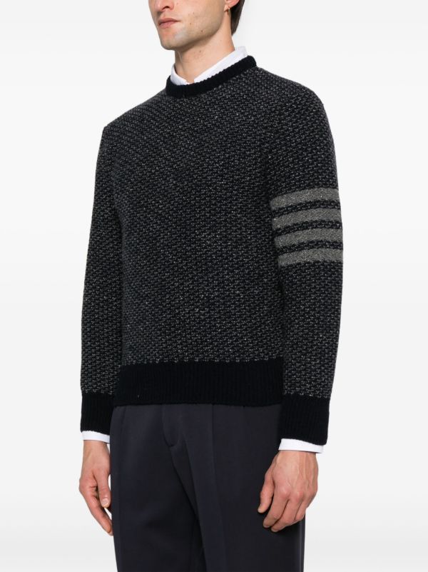 Thom Browne 4-Bar Sweater | Browns Knitted Sweaters